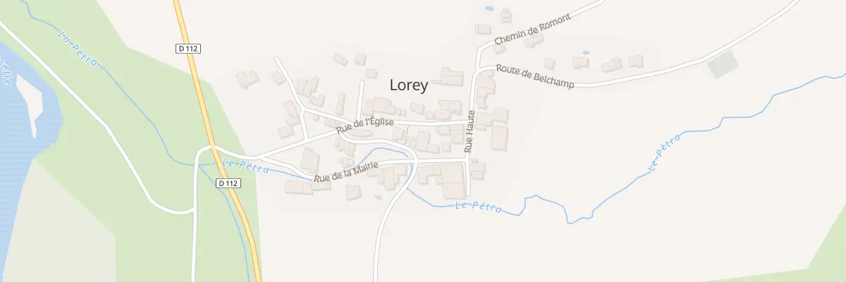 Plan du 1 Rue de la Mairie à Lorey