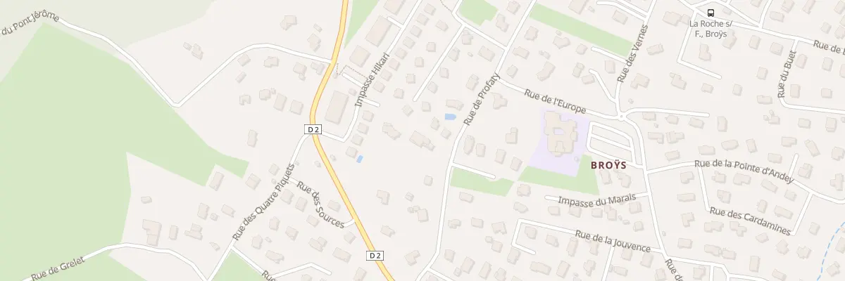 Plan du 414 Rue de profaty à La Roche-sur-Foron