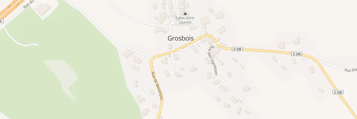 Plan du 3 Rue de Besançon à Grosbois