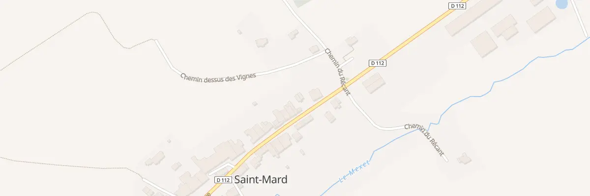 Plan du 33 Grande Rue à Saint-Mard