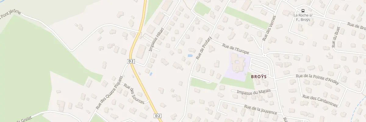 Plan du 370 Rue de profaty à La Roche-sur-Foron