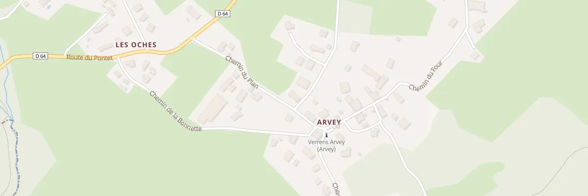 Plan du 5136 Arvey à Verrens-Arvey