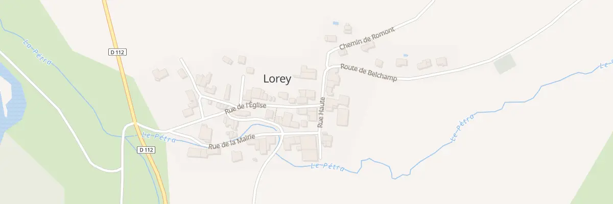Plan du 13 Rue de l’Eglise à Lorey