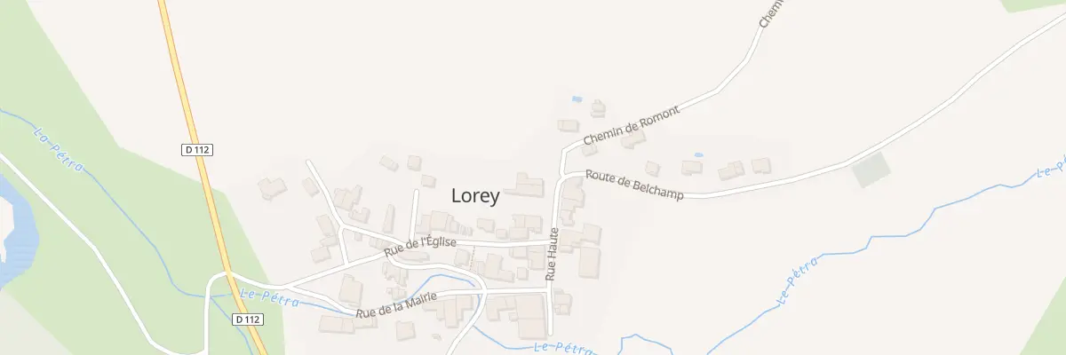 Plan du 7 Rue Haute à Lorey