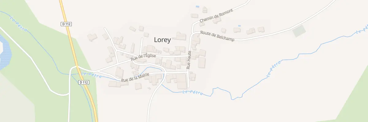 Plan du 1 Rue Haute à Lorey