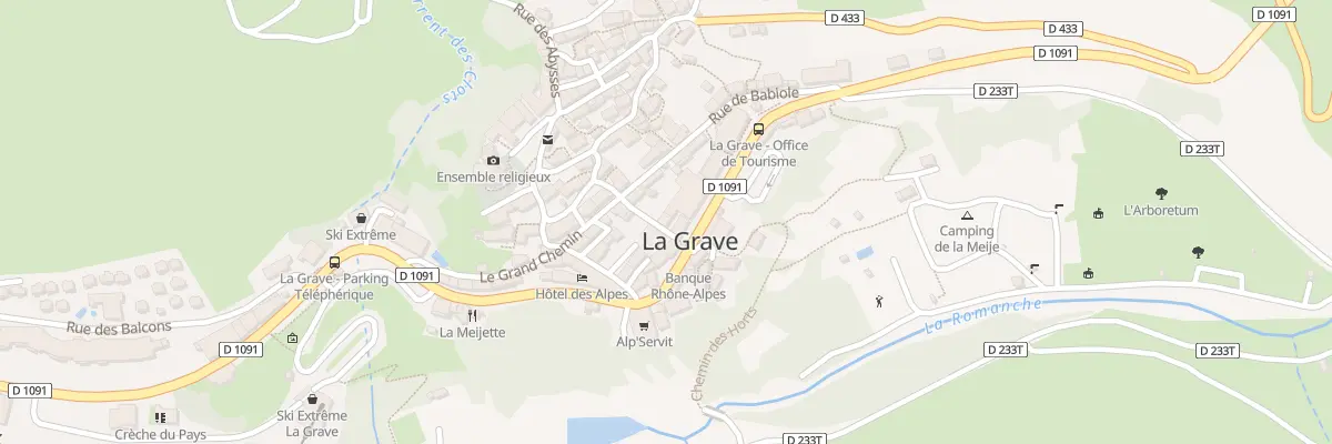 Plan du 8 Rue de l’Ancienne Mairie à La Grave