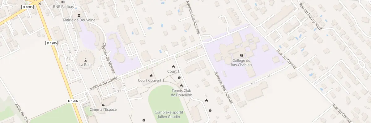 Plan du 12B Av des Acacias à Douvaine