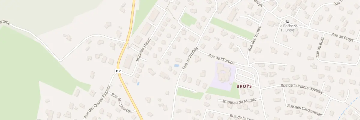 Plan du 340 Rue de profaty à La Roche-sur-Foron