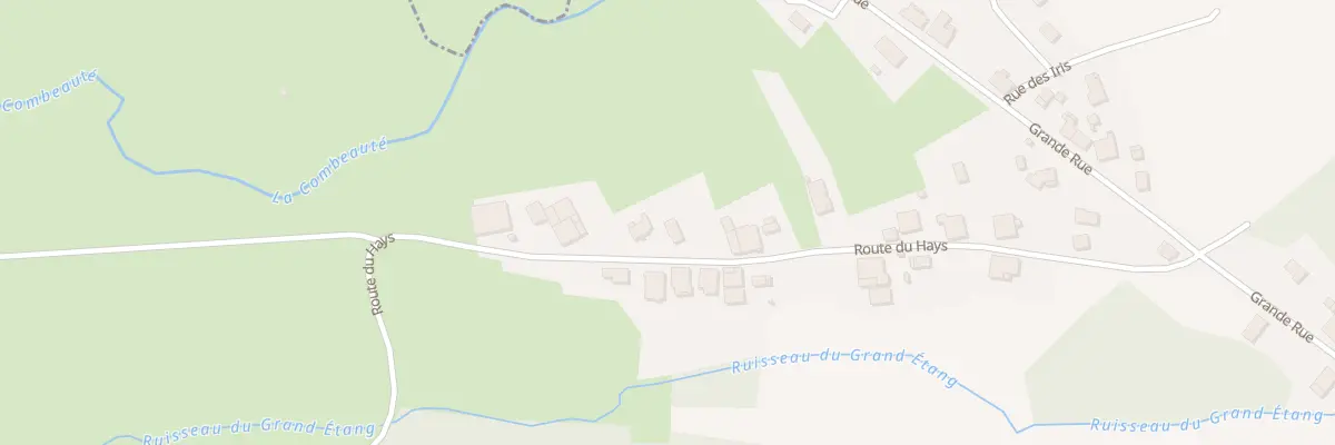 Plan du 10A Rte du Hays à Fontaine-lès-Luxeuil