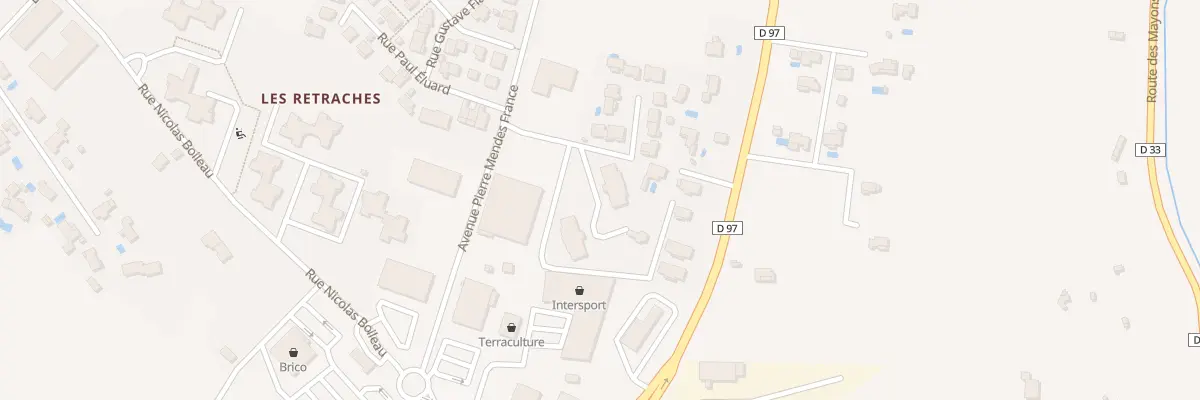 Plan du 641 Av Mendes France au Luc