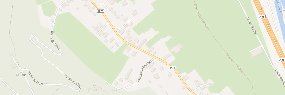Plan du 1185 Rte de l’Aura à Sainte-Marie-de-Cuines