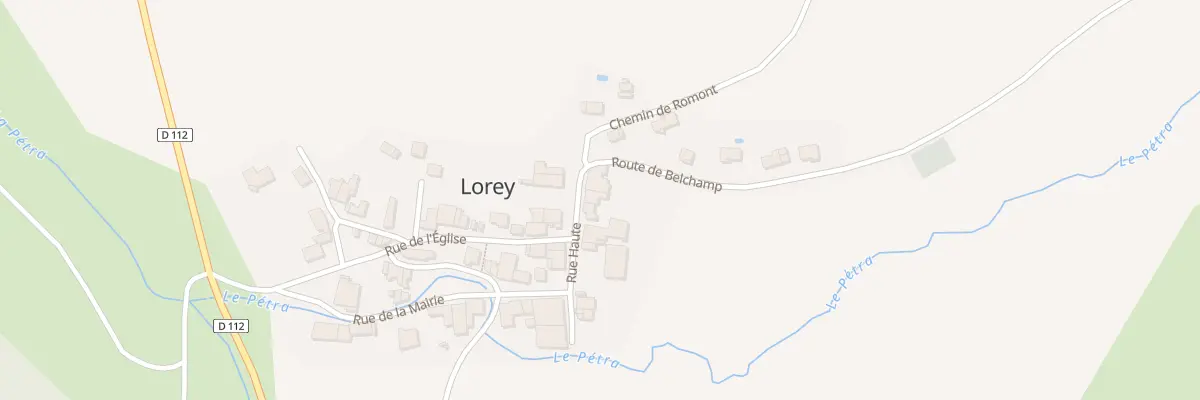 Plan du 8 Rue Haute à Lorey