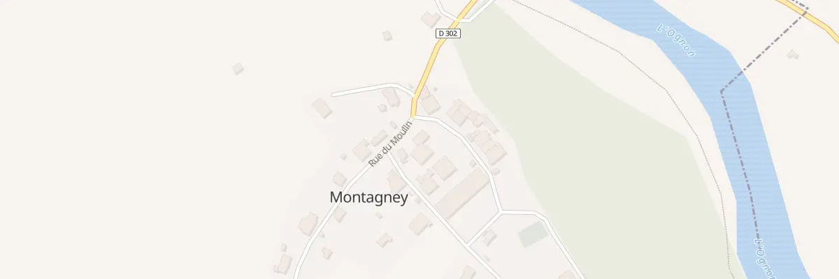 Plan du 5013 Au Village à Montagney-Servigney