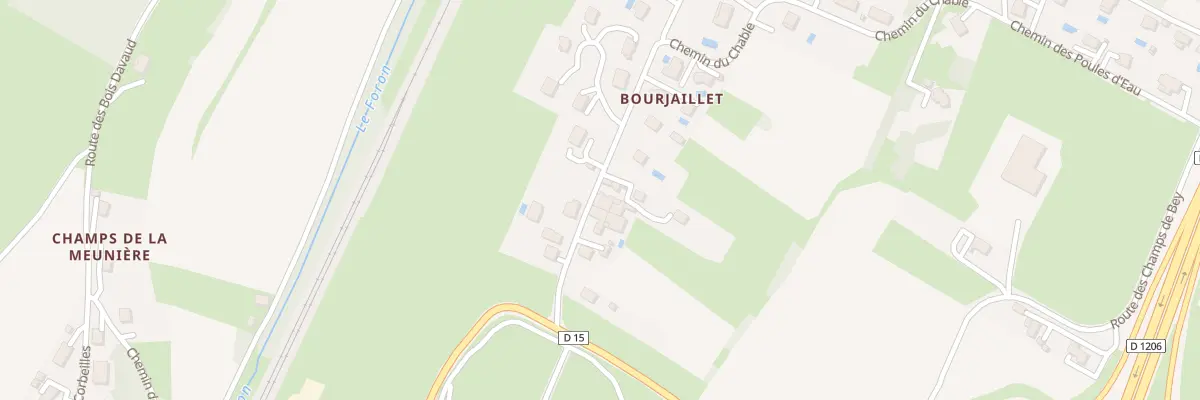 Plan du 110 Che du Bourjaillet à Saint-Cergues
