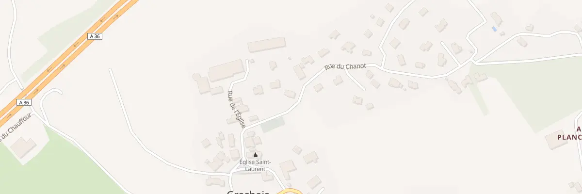 Plan du 5 Rue du Chanot à Grosbois