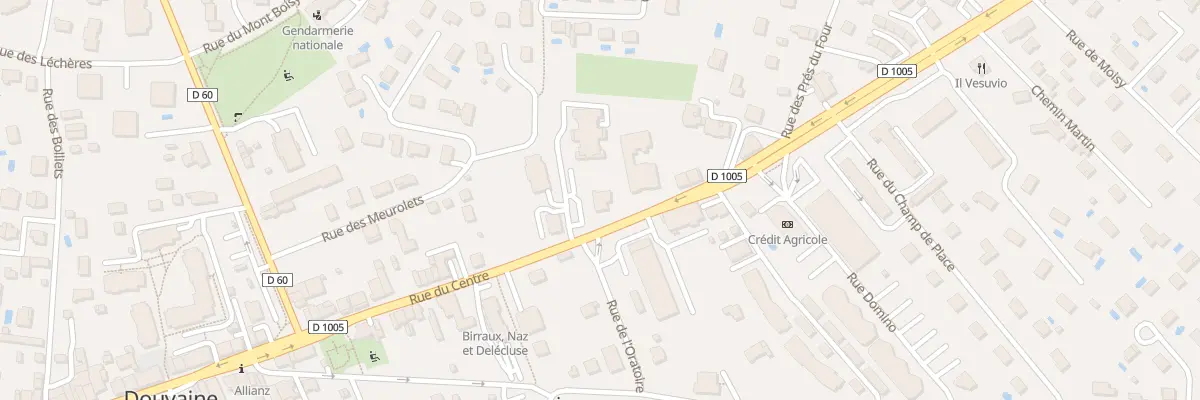 Plan du 1 Av de Thonon à Douvaine