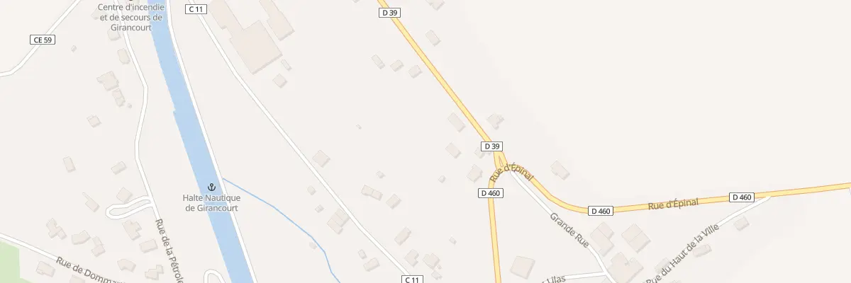 Plan du 53 Rue de la Gare à Girancourt