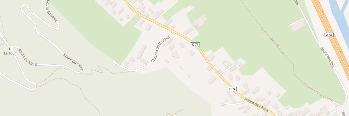 Plan du 1310 Rte de l’Aura à Sainte-Marie-de-Cuines