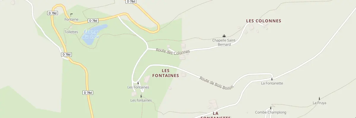 Plan du 5157 Les Colonnes à Saint-Pancrace