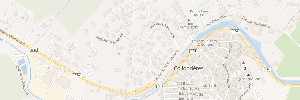 Plan du 5435 Notre Dame à Collobrières