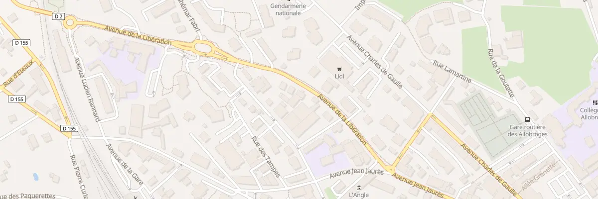 Plan du 183 Av de la Libération à La Roche-sur-Foron