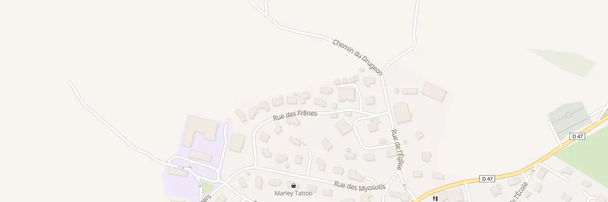 Plan du 11 Rue des Frênes à Granges-Narboz