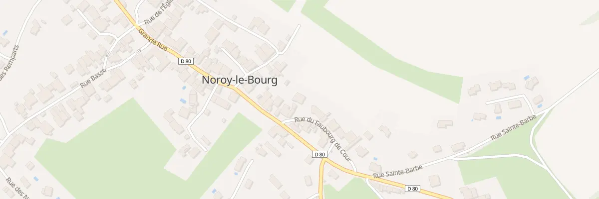 Plan du 10 Rue du Faubourg de Cour à Noroy-le-Bourg