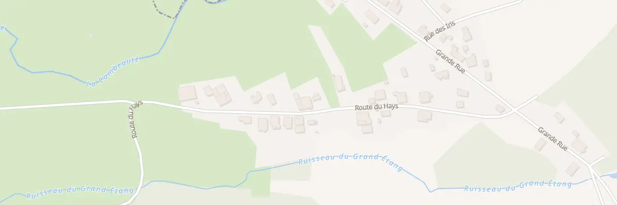Plan du 10 Rte du Hays à Fontaine-lès-Luxeuil