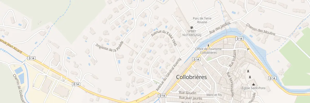 Plan du 7 Imp des Roses à Collobrières