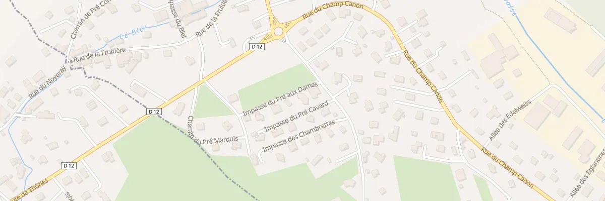 Plan du 42 Imp du Pré aux Dames à Saint-Ferréol