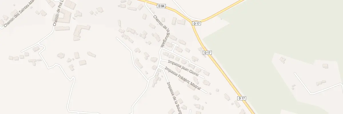 Plan du 4 Che de la Bourgade au Thoronet