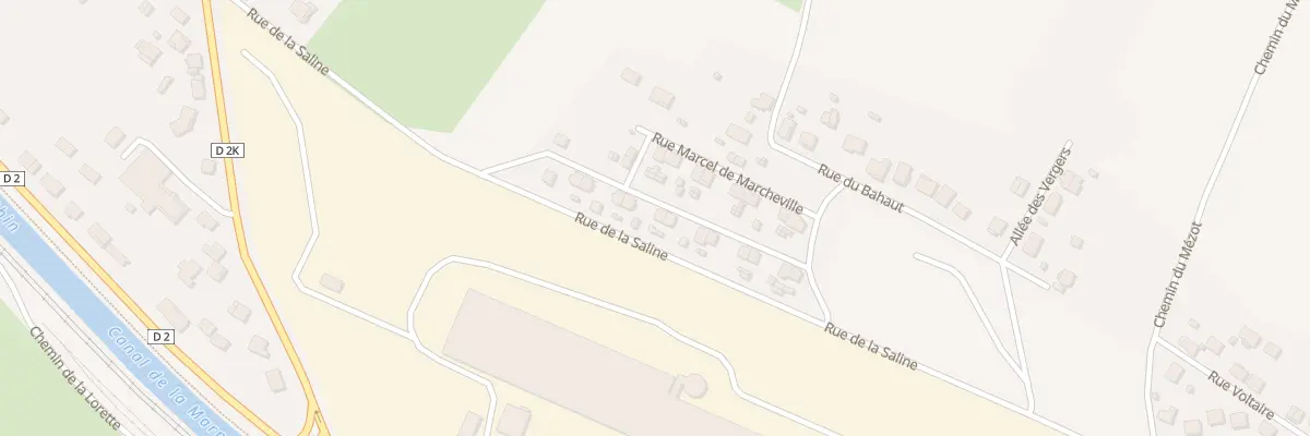 Plan du 8 Rue Ernest Daguin à Varangéville