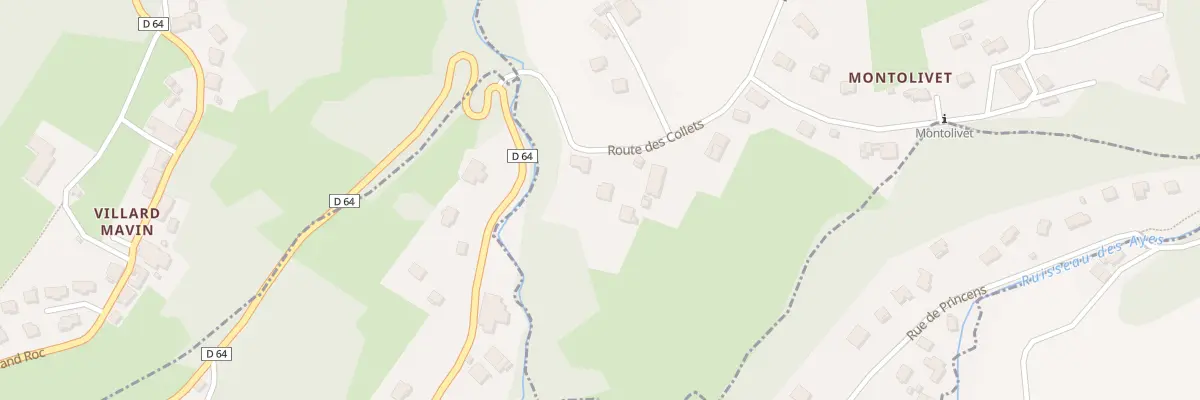 Plan du 1755 Rte des Collets à Verrens-Arvey
