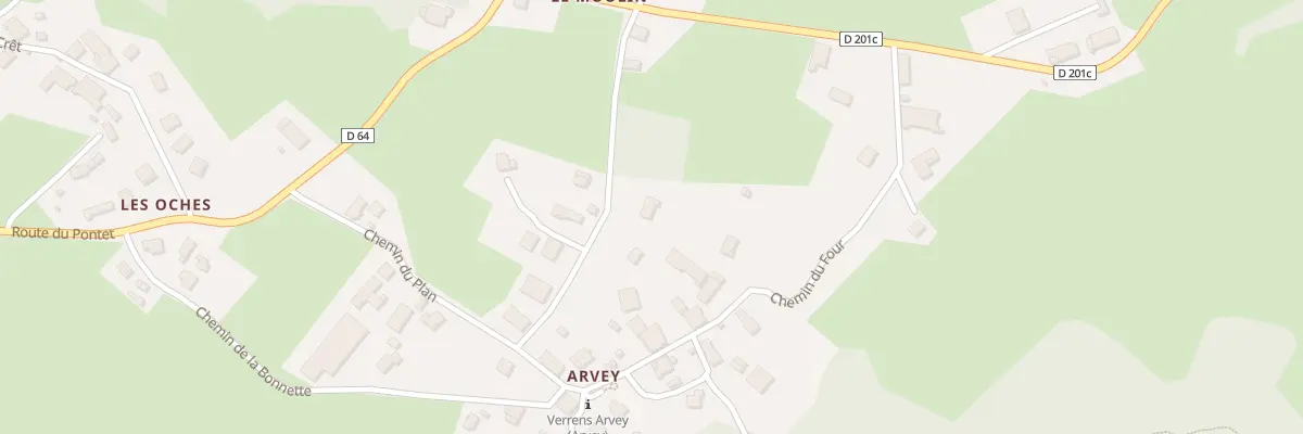 Plan du 5246 Arvey à Verrens-Arvey
