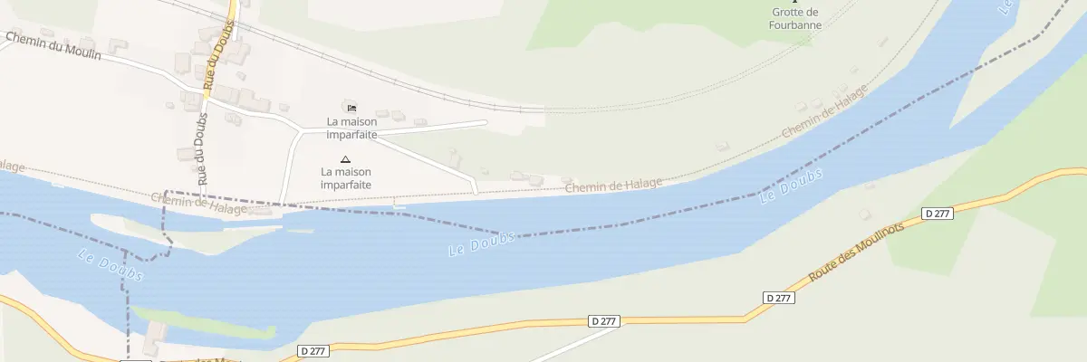 Plan du 5 Che de Halage à Fourbanne