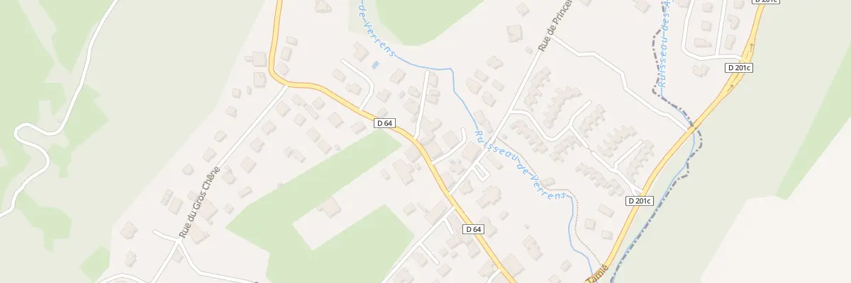 Plan du 22 Rue joseph piquand à Frontenex