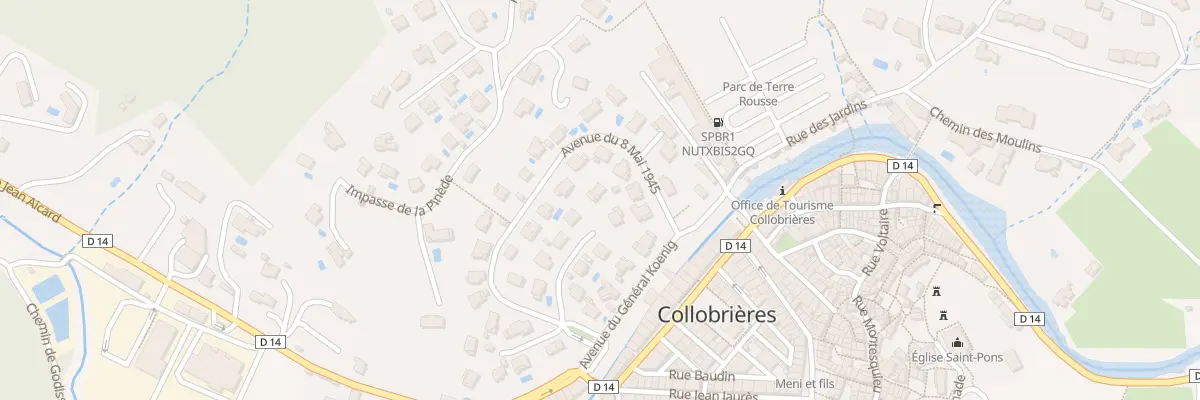 Plan du 8 Imp des Roses à Collobrières
