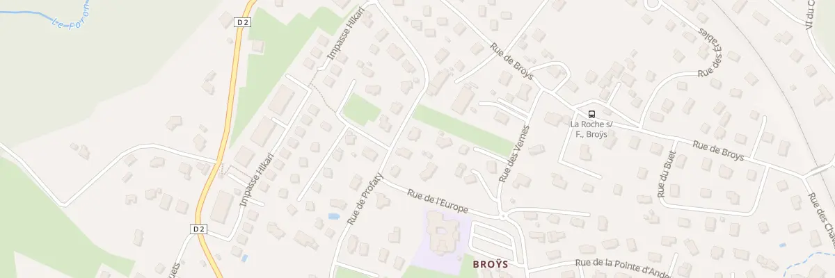 Plan du 245 Rue de profaty à La Roche-sur-Foron