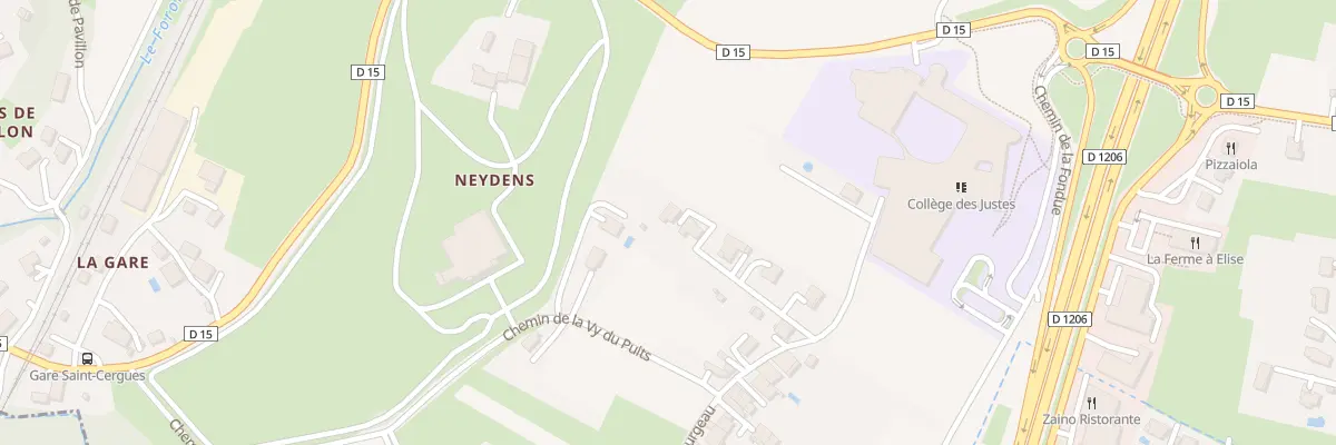 Plan du 234 Rte du Bourgeau à Saint-Cergues