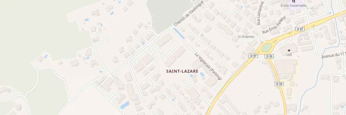 Plan du 9001 Saint Lazare au Luc