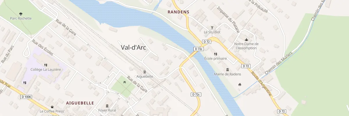 Plan du 5023 Entre Deux Ponts à Val-d’Arc