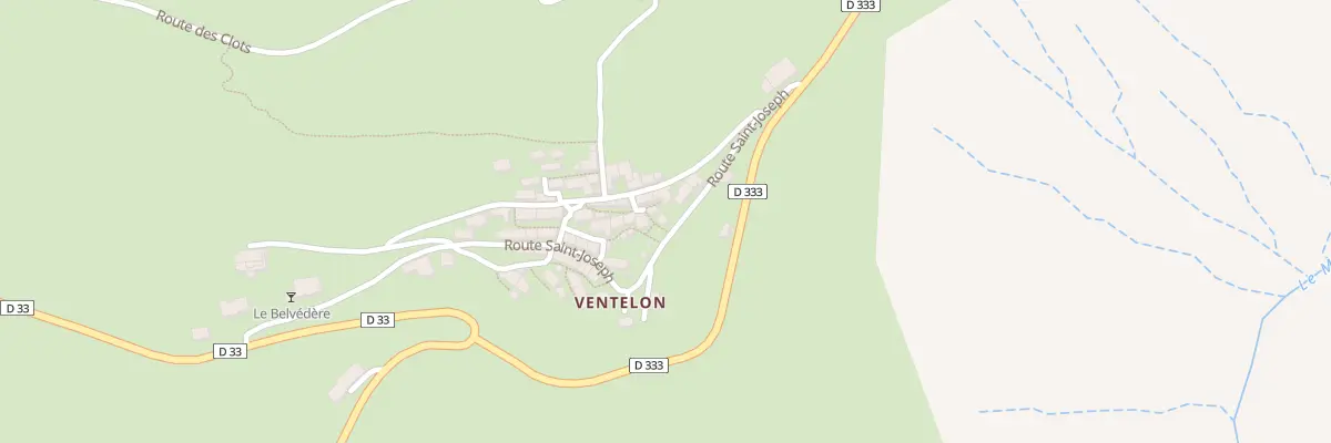 Plan du 5154A Ventelon à La Grave