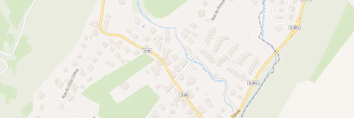 Plan du 20 Rue joseph piquand à Frontenex