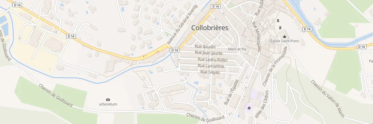 Plan du 4B Rue Ledru-Rollin à Collobrières