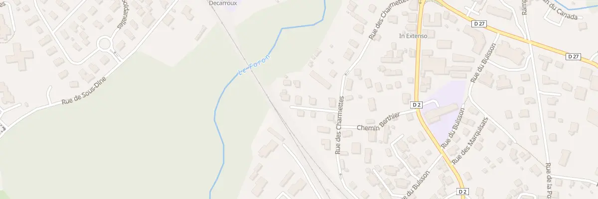 Plan du 60 Imp des Charmettes à La Roche-sur-Foron