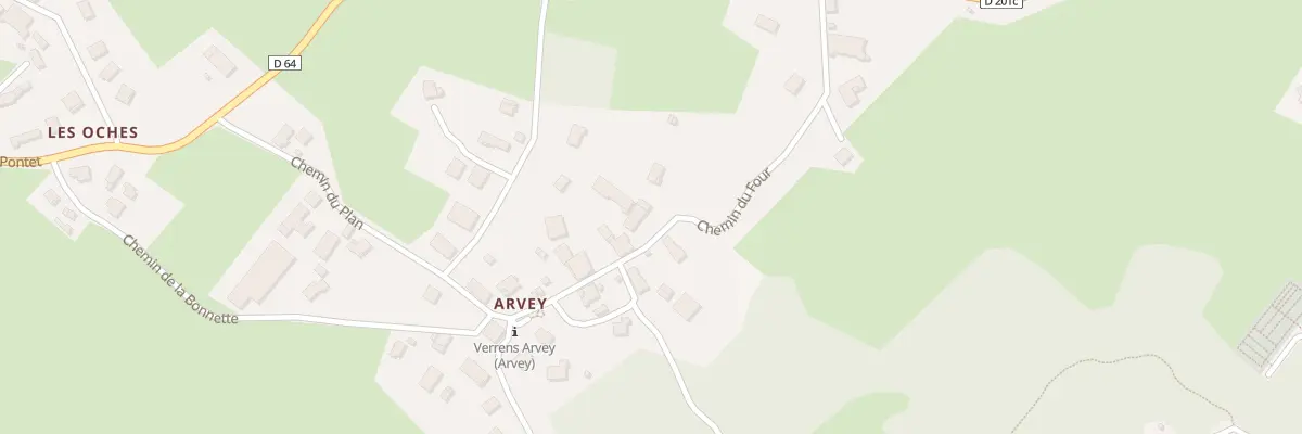 Plan du 5114 Arvey à Verrens-Arvey