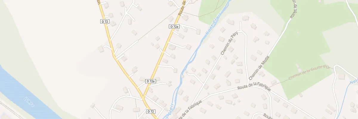 Plan du 12 Rte de Bonvillaret à Val-d’Arc