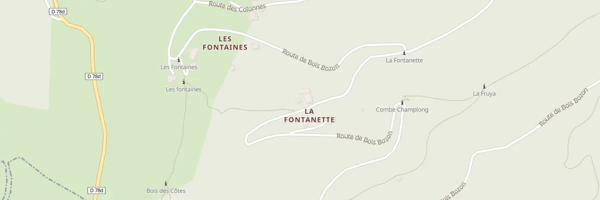 Plan du 5106 La Fontanette à Saint-Pancrace