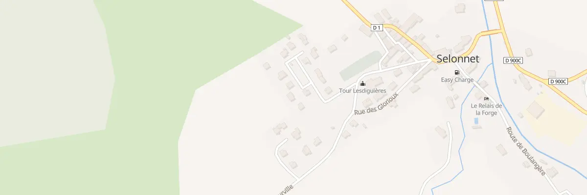 Plan du 7117 Le Village à Selonnet