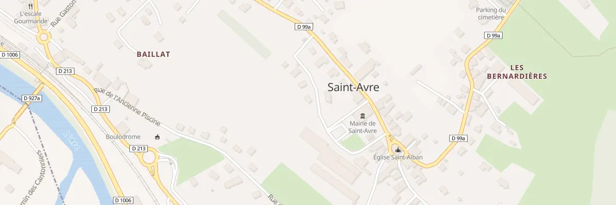 Plan du 5438 Rue des Lilas à Saint-Avre